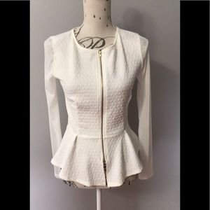 Venus peplum jacket